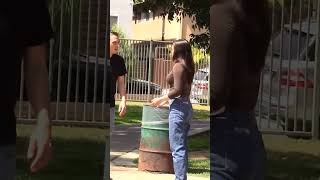 Brave woman stops a thief part 3 #shorts