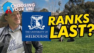 University of Melbourne Ranks...Last?