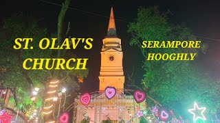 বড়দিনের উৎসবে শ্রীরামপুরের St. Olav's Church এর সুন্দর আলোকসজ্জা/St.Olav's Church,Serampore# SNRPS.