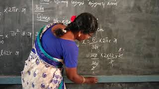 8 th STD Maths அளவைகள்/வட்டக்கோணப்பகுதியின் வில்லின் நீளம்/பரப்பளவு/சுற்றளவு/