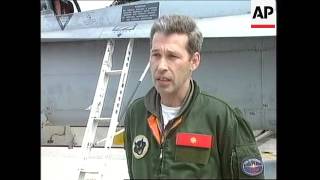 ITALY: NATO WARPLANES AT AVIANO AIRBASE