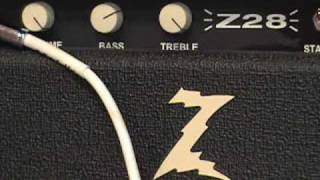 Dr Z  Z-28 2x10 combo amp demo with Fender Stratocaster