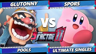 S Factor 11 - Glutonny (Wario) Vs. SPors (Kirby) Smash Ultimate - SSBU