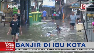 Banjir Menggenangi Sepanjang Jalan Kemang Utara, Jakarta Selatan #iNewsSore 05/11