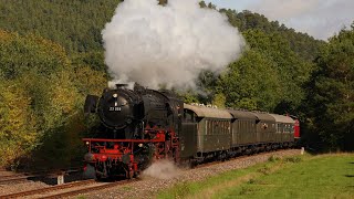 Steam train in regular service | Plandampf around Neustadt (4K)