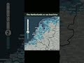 Netherlands sea level rise 😱 #shorts #geographyfacts