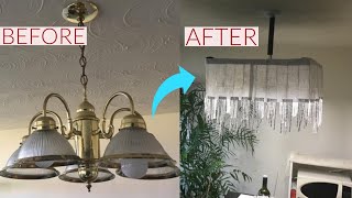 HOW TO MAKE YOUR OWN CHANDELIER FROM SCRATCH