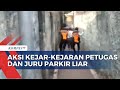 Kabur! Juru Parkir Liar di Tanah Abang Kejar-kejaran dengan Petugas