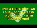Unix & Linux: How can i dual-boot FreeBSD and PC-BSD -- with GRUB2 in MBR?