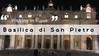 [ROME Night Walking Tour] From Saint Angel Castle to St. Peter's Basilica (성 베드로성당, 성 천사성 야경)