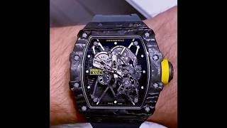 Showreel Richard Mille RM 35-01 Rafael Nadal NTPT Carbon Watch ⬛️ #shorts #richardmilleWatches