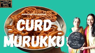 Curd Murukku | How to make Crispy Thayir Murukku