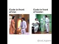 Code’s behaviour in front of me vs tester |#shorts