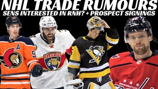 NHL Trade Rumours - Pens, Panthers, Caps, Sens + Kadri Appeal, Prospect Signings + More