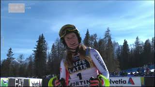 Ski WM 2021: Katharina Liensberger - 1. Platz - Slalom | Damen | Lauf 2