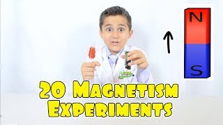 20 Experiments with Magnets and Magnetism STEM Jojo Science show Ep 45