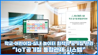 '공기질 통합관제 시스템' 실시간 공기질 측정, 관리부터 자동 환기까지!