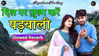 Dil Pe Julm Kare Padbali Slowed Reverb❣️|| दिल पे जुल्म करे पडबाली | dil pe julm kare padbali |#song