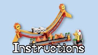 LEGO Mario set Instructions: Lava Wave Ride | 71416