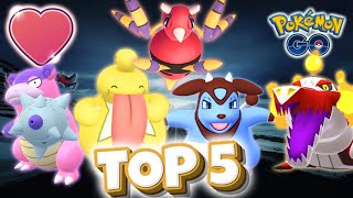 ¡TOP #5 MEJORES EQUIPOS! PARA SER UNA LEYENDA EN LA COPA PASION | PC-1500 | (PVP) #pokemongo