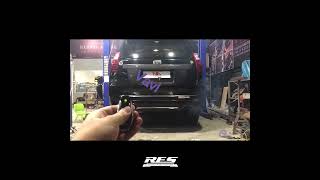 Toyota Prado  3.5 upgrade with RES Exhaust stainless steel 304 valve catback exhaust system sound