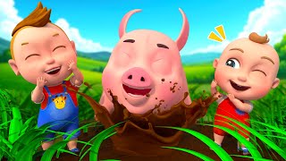 El Baile De Los Animal | Los Animales en La Granja | Canciones Infantiles - Super Sumo En Español