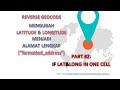 Apps Script | Google Sheets - Part 2: Reverse Geocode | If Latitude and Longitude in One Cell