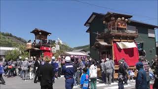 2023.04.09 岡崎市樫山町 須賀神社大祭 町内曳き揃え