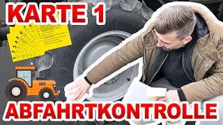 Karte 1 für die Fahrprüfung Klasse T/Trecker | Traktortechnik schnell & einfach erklärt! 🚜🛠️📋