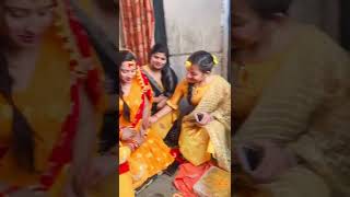 Sathi sakhiya bachpan ka ye angana | Indian wedding💒video |Haldi Ceremony🎑| #AK_STUDIO_VIRAL #shorts