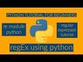 PYTHON TUTORIAL FOR BEGINNERS|regular expression ,regex ,python re module,part1,class4