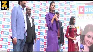 Pooja Hegde about NTR and Prabhas @Samsung Note 9 mobile Launch at Big C Store | ZUP TV
