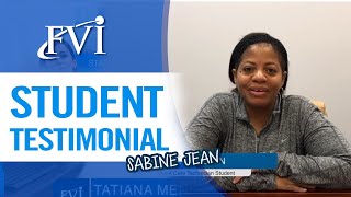 PCT Student Testimonial - Sabine Jean