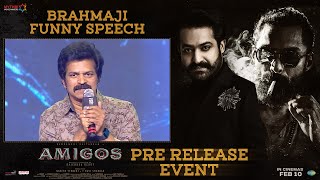 Brahmaji Funny Speech | Amigos Pre Release Event | Kalyan Ram | Ashika Ranganath | Rajendra Reddy