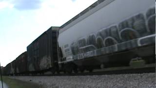 CSX 4710 leads CSX Q612 in Fairburn, GA