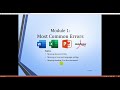 Creating Accessible Documents Training Recording