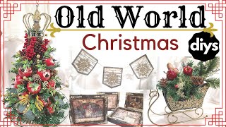 CHRISTMAS DIY DECOR | Old World Christmas Thrift Flips | DOLLAR STORE DIY DECOR | Flippin Friday