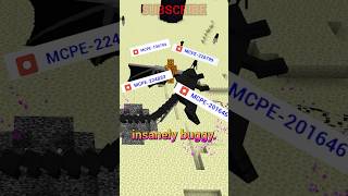 the ender dragon is INSANELY BUGGY… on bedrock edition