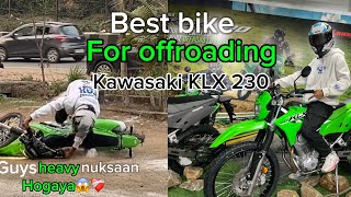 New Kawasaki KLX 230 Launch event ✅in Kawasaki Jorabt| Nuksaan Hogaya😱