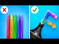 EASY & COOL SCHOOL HACKS | Simplify Your Life! Clever DIY Tricks & Fun Crafts By 123 GO Like!