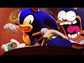 Balena, Mugi & Sasso Sonic Get Into A Bar Fight - Sonic Animation | Sasso Studios