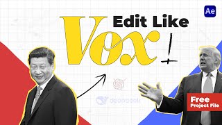 How to Edit Like Vox in After Effects – Motion Graphics \u0026 Typography Animation Tutorial