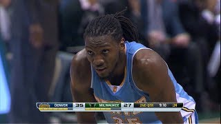 2014.02.20 - Kenneth Faried Full Highlights at Bucks - 26 Pts, 6 Reb