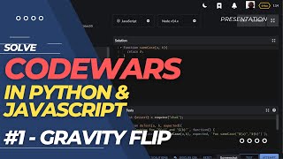 CODEWARS #1 - Gravity Flip (solved in Python & Javascript)