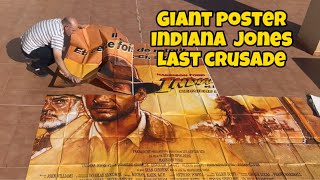 Giant poster Indiana jones Last Crusade