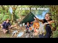 Trilhar a mata e acampar, piracema! Rio,sanga e peixes perigo oculto,pescaria raiz!