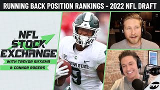 Running Back Position Rankings for the 2022 NFL Draft | NFL Stock Exchange | PFF