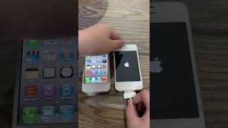iPhone 4S on iOS 6.1.3 vs iOS 9.3.6 #shorts