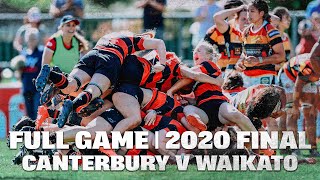 FULL GAME: Canterbury v Waikato (Farah Palmer Cup Final 2020)