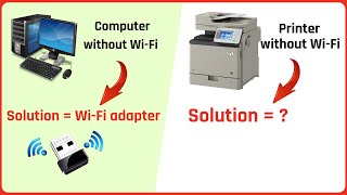Connect Your Non-wifi Printer To Wifi - Easy Setup Guide ! ( Wireless Printing Made Easy )